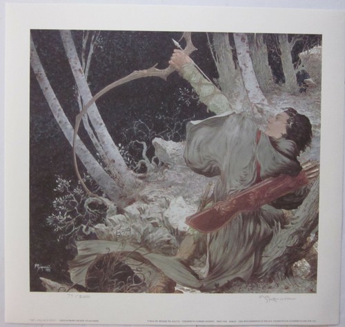 Legolas draws the - draws,