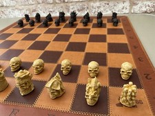 Skulls Chess Set – Ivory and