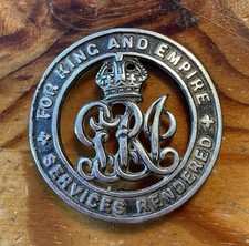 WW1 Silver Wound Badge 513792