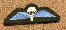 Vintage British Army Sew On RAF Parachute Wings