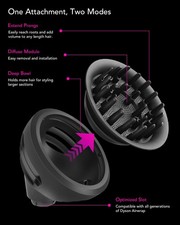 Wave+Curl Diffuser Nozzle for
