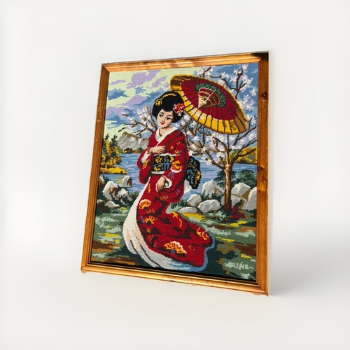 Geisha cross stitch chart - stitch,