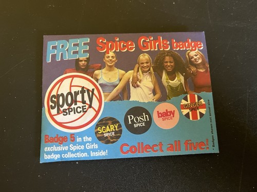 Sporty spice 1997 small - 1997, pin