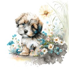 Havanese Car Sticker Dog
