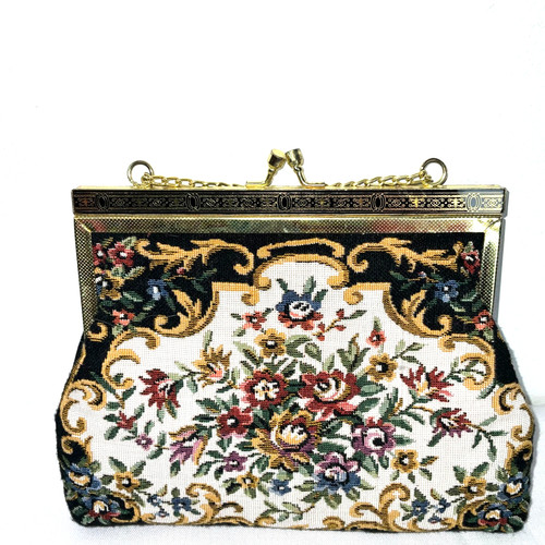 Vintage floral tapestry - vintage,