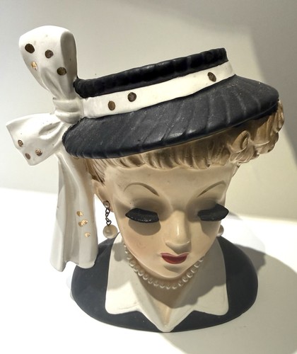 Vintage 1956 napco lady - napco, head