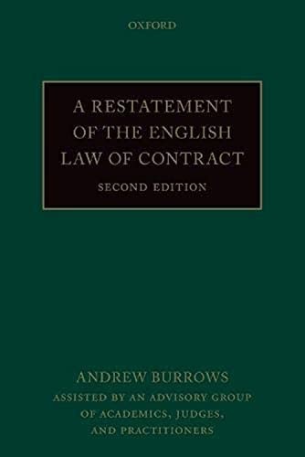 Restatement the english law - of,