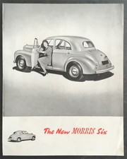 MORRIS SIX Car Sales Brochure