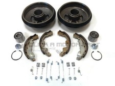 REAR 2 BRAKE DRUMS & SHOES &