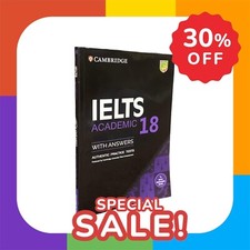 IELTS 18 Academic with Answers and Audio Book (Mixed Media Product) Includes CD