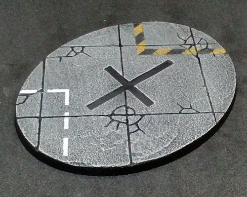 120mm resin flying - , base
