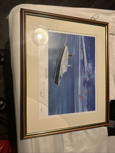 Concorde flight with - , red