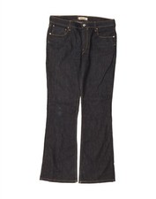 LEVI'S Womens 629 Bootcut Jeans W34 L32 Navy Blue Cotton YK07