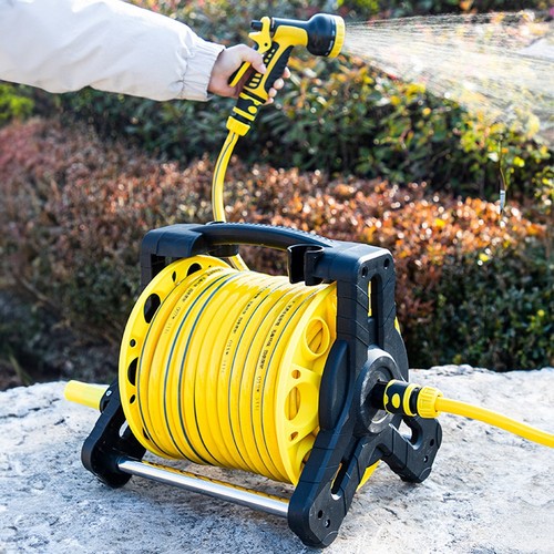 Portable garden hose reel 35m - portable,