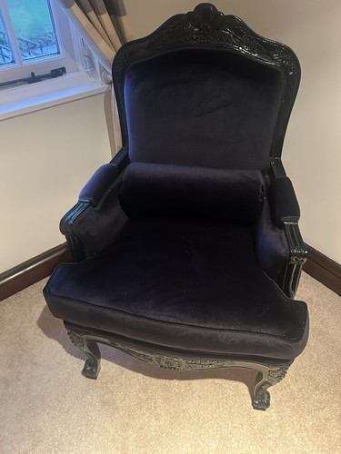 Black french style rococo - french,