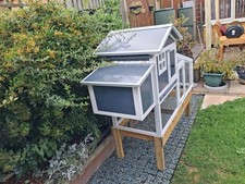 Feel Good UK HYBRID-CH10 Wooden Frame Hybrid Chicken Coop and Run