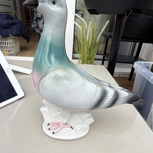 Marked glossy ceramic goose - marked,