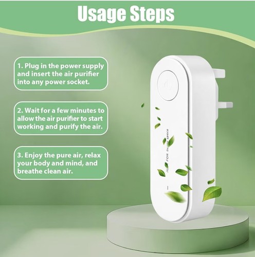 Mini air purifier - purifier, plug-in
