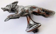 VINTAGE DESMO ? RUNNING FOX CAR MASCOT, BEAUTIFULLY CAST HIGHLY DETAILED ITEM