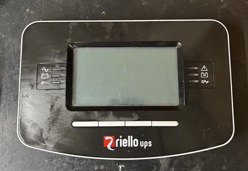Riello ups display screen - riello,
