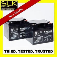2 x 12v 10AH 12AH 33AH 36AH 50AH 55AH 75AH AGM MOBILITY SCOOTER BATTERIES (PAIR)