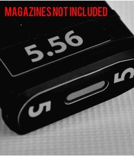 5.56 MAGAZINE STICKERS fits MAGPUL PMAG 30 GEN M3  GREY NUMBERS 1-6 