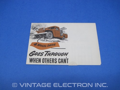 1951 willys jeep truck 4wd - 1951,