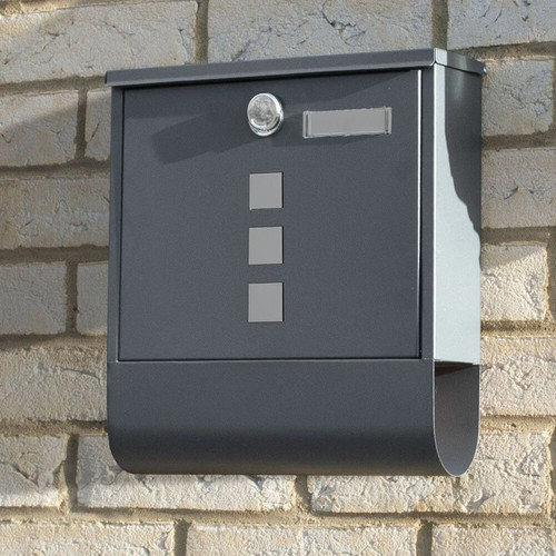 Black large letter box mail - black,