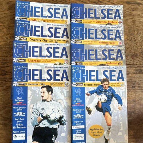 Chelsea programmes bulk - programmes,