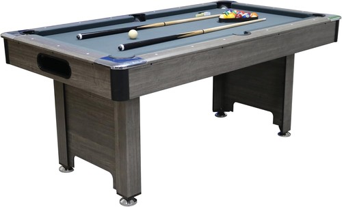 6ft full size pool table - size, ball