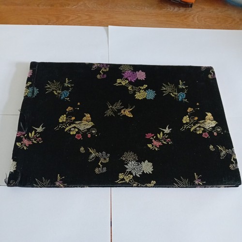 Chinese silk woven album - silk,