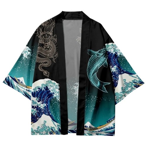 Japanese wave carp - wave,