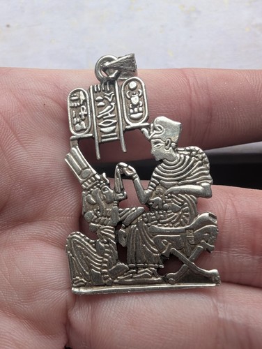 Vintage silver plated egyptian - plated,
