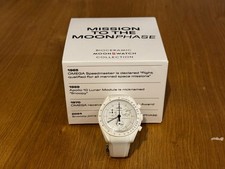 Omega x Swatch -  Mission To Moonphase - Full Moon - Snoopy White