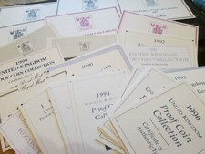ROYAL MINT CERTIFICATES FOR PROOF SETS FROM 1970 - 2022