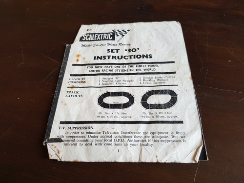 Scalextric classic leaflet - classic,