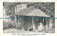R661907 Cobham. Quaint Timber Porch. College Almshouses