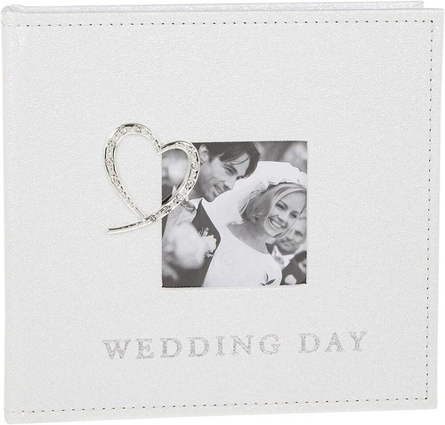 Heart wedding album large 4x6 - album,