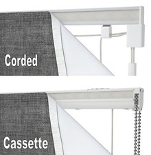 SPEEDY COMPLETE ROMAN BLIND KIT Cord Lock Corded Operated or Cassette Child Safe