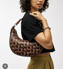 fossil Shea weave half moon