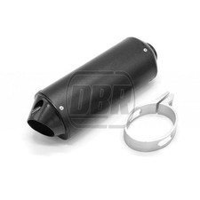 Black Oval Alloy Exhaust