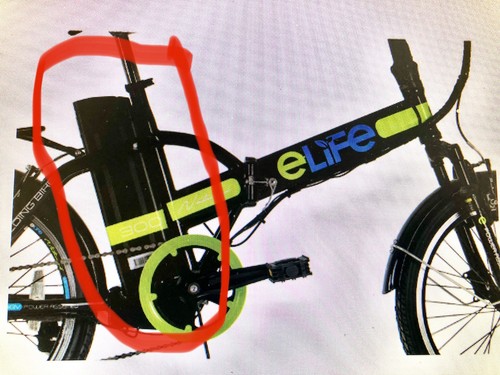 Elife ebike new battery - ebike,, lg