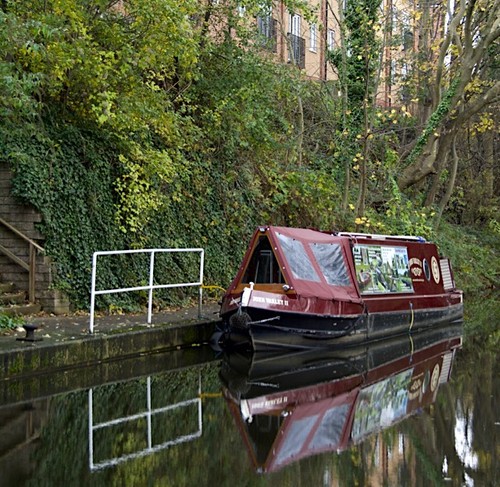 Photo 6x4 narrow boat mooring - photo,
