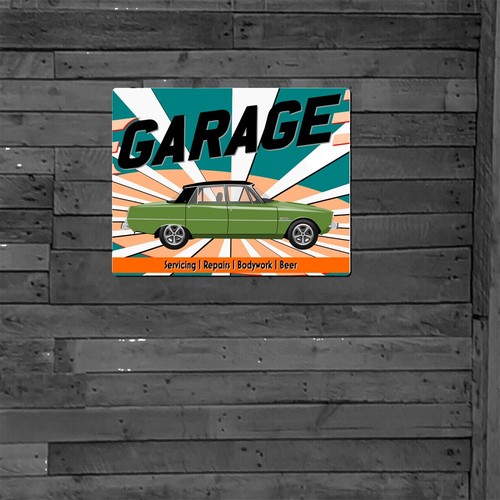 Personalised man cave metal - cave,