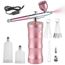 Wireless Airbrush Compressor Kit 0.4mm for Cake Makeup Tattoo Nail Art