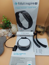 Fitbit Inspire HR Activity Tracker Heart Rate Monitor FB413,original box,charger