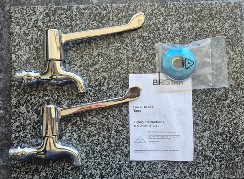 Bristan bib lever taps - bib,