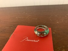 Baccarat Green Crystal Ring