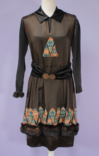 Vtg women 20s - vtg, silk