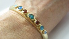 9ct Gold Opal Bracelet 23.4